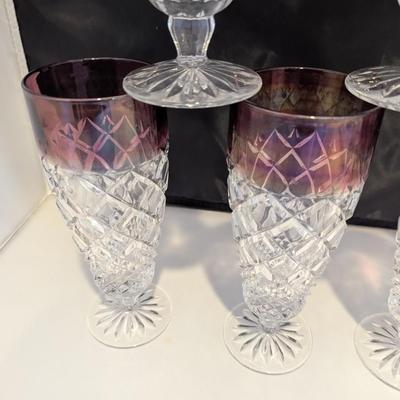 8 - Christopher Stuart Regency Ruby Iced Tea Glasses #1 (DR)