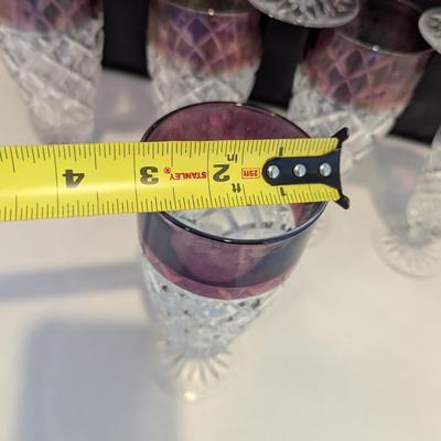 8 - Christopher Stuart Regency Ruby Iced Tea Glasses #1 (DR)