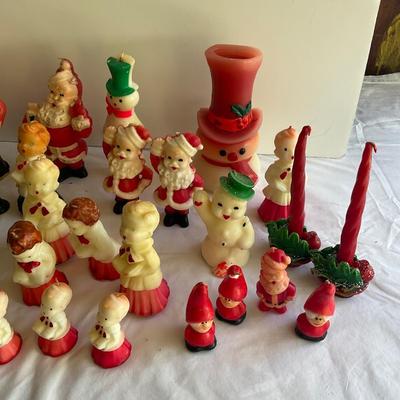 G1039 Lot of Vintage 1950’s Gurley Novelty Co. Christmas Candles