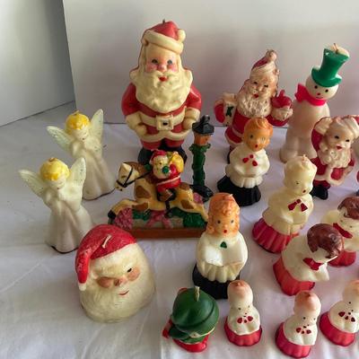G1039 Lot of Vintage 1950’s Gurley Novelty Co. Christmas Candles