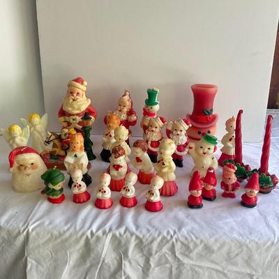 G1039 Lot of Vintage 1950’s Gurley Novelty Co. Christmas Candles