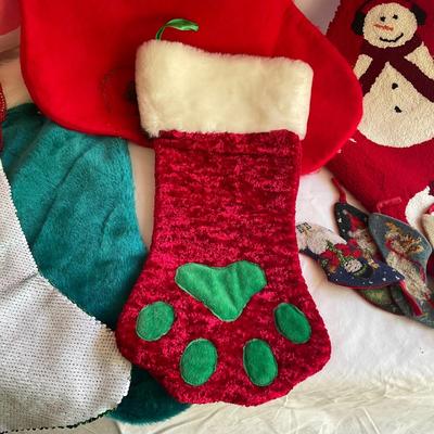 G1046 Large Lot of Christmas Stockings
