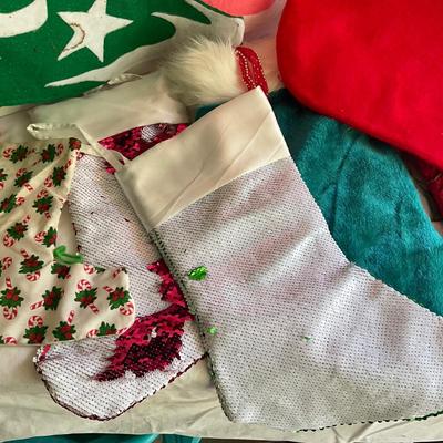 G1046 Large Lot of Christmas Stockings