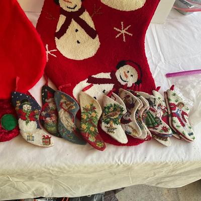 G1046 Large Lot of Christmas Stockings