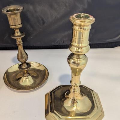 Vintage Brass Candle Holders (DR)
