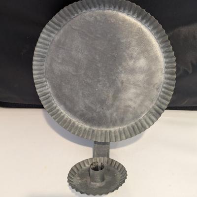 Vintage Colonial Tin Candle Sconce #6 (DR)