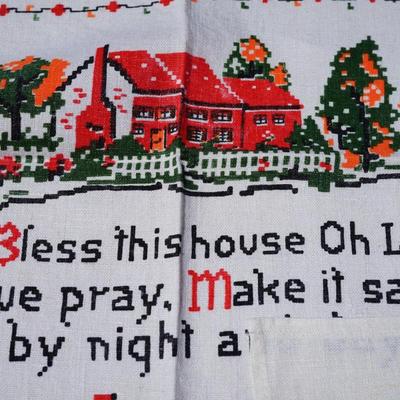 GROUPING OF EIGHT CALENDAR DISH TOWEL. 1957-1970