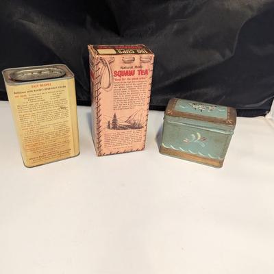 Vintage Tins Baker's Cocoa Squaw Tea Bags #9 (DR)