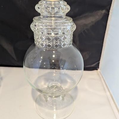 Antique Tiffin Dakota 12" Candy Apothecary Drug Store Pharmacy Jar (DR)