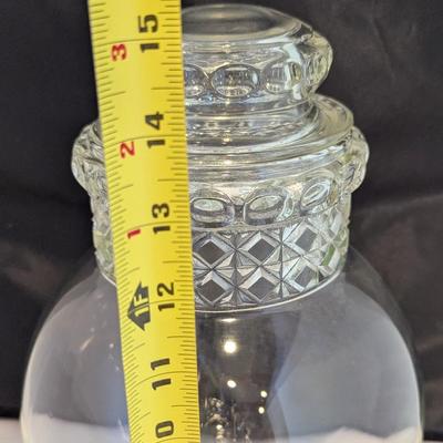 Antique Tiffin Dakota 15" Candy Apothecary Drug Store Pharmacy Jar (DR)