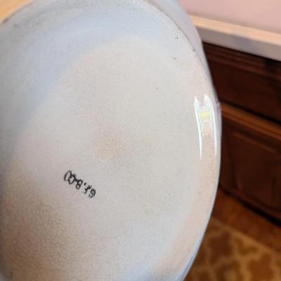Vintage Ironstone Floral Pitcher & Basin (DR)