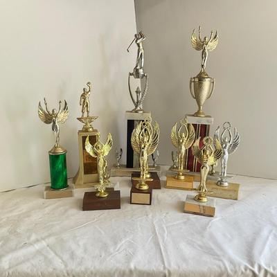 G1060 Vintage Trophies Baseball, Golf, Soccer, Bowling, and more