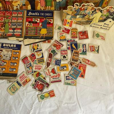 G1061 Vintage 1940’s Acme Super Markets Cardboard Toy Store Front