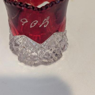 Fair & Expo Ruby Red Flash Collectible Memorabilia Glasses Late 1800's & Early 1900's #12 (DR)