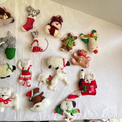 G1062 Lot of Handmade Felt Ornaments