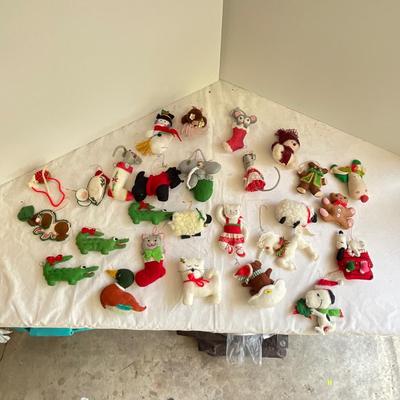 G1062 Lot of Handmade Felt Ornaments