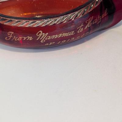 Ruby Red Flash Collectible Memorabilia Glasses Early 1900's #15 (DR)