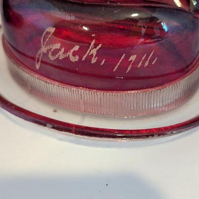 Ruby Red Flash Collectible Memorabilia Glasses Early 1900's #15 (DR)
