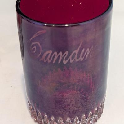 Ruby Red Flash Collectible Memorabilia Glasses Early 1900's #16 (DR)