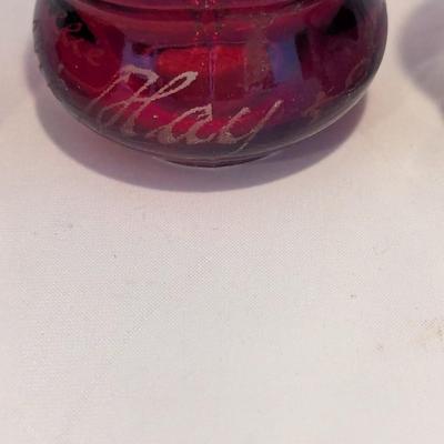 Ruby Red Flash Collectible Memorabilia Glasses Early 1900's #16 (DR)