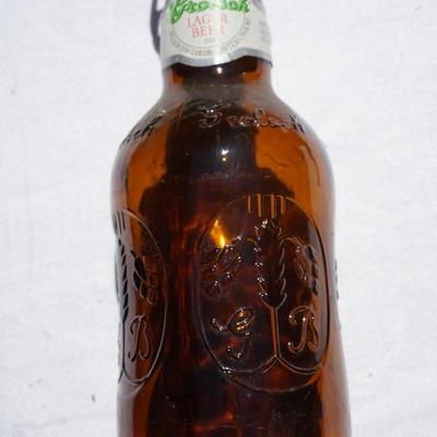 VINTAGE FAUBERBACH BOTTLES 1930'S & 2 VINTAGE GROLSCH BOTTLES