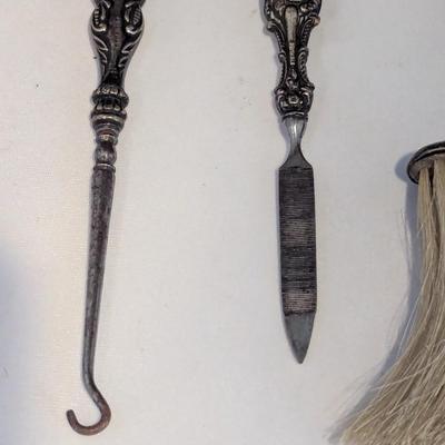 Antique Sterling Vanity Set C. B. & M. 100 Grams (DR)