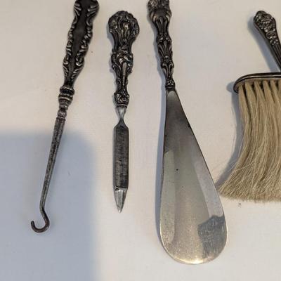 Antique Sterling Vanity Set C. B. & M. 100 Grams (DR)