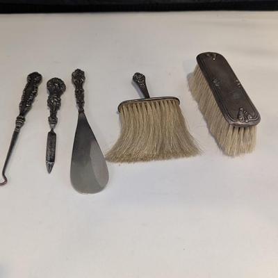 Antique Sterling Vanity Set C. B. & M. 100 Grams (DR)
