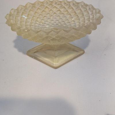 Vintage Stenciled Glassware With Gold Trim Set #17 (DR)