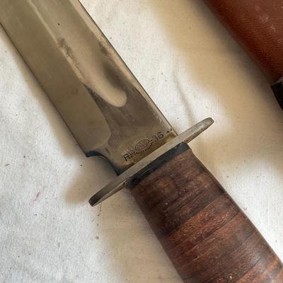 D1086 Vintage WWII Military P.A.L USA Fighting Knife
