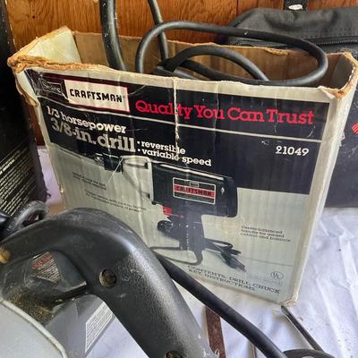 G1093 Large Lot of Black and Decker Tools and more