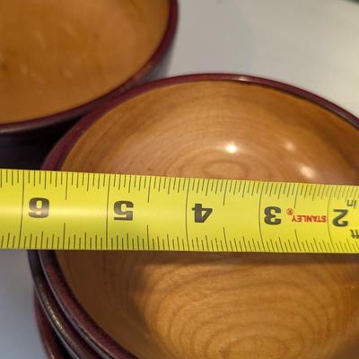 Vintage Wooden Salad Bowl Set (DR)