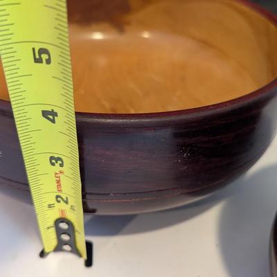 Vintage Wooden Salad Bowl Set (DR)