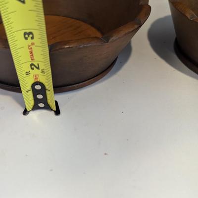 Scalloped Wood Bowls (DR)