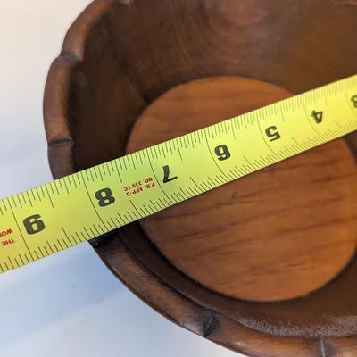 Scalloped Wood Bowls (DR)