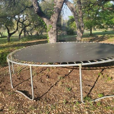 Sale Photo Thumbnail #74: Trampoline $50  you must move it