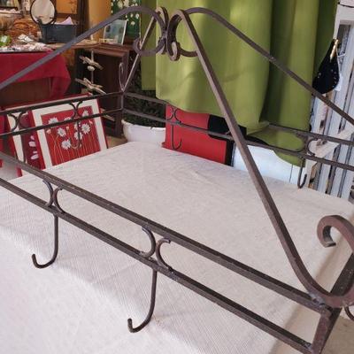 Hanging pot rack $10 