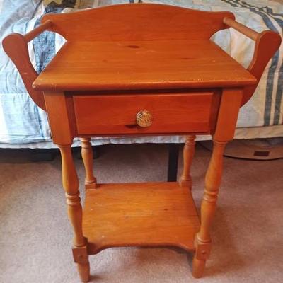 Side table Vintage wash stand  $60 
