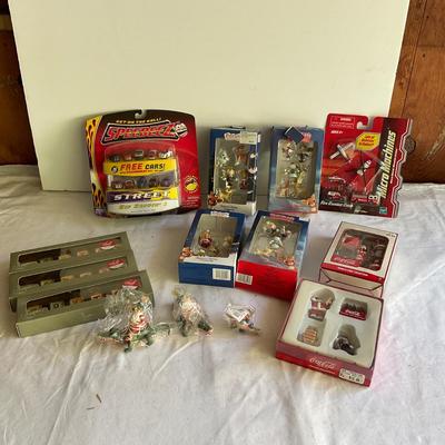 G1120 Lot of Miniature Ornaments, Micro Cars, and more