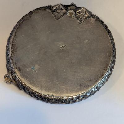 Egyptian Silver Marked Bracelet Trinket Dish 140 Grams (DR)