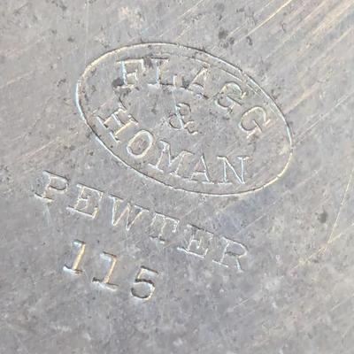Woodbury Pewterers Flagg & Homan Newburyport Pewter Towle Raimond Italy Pewter Pieces #26 (DR)