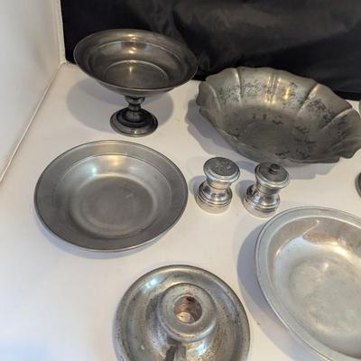 Woodbury Pewterers Flagg & Homan Newburyport Pewter Towle Raimond Italy Pewter Pieces #26 (DR)