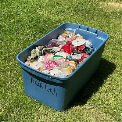 G1159 Large Tub of Gift Wrapping Ribbon