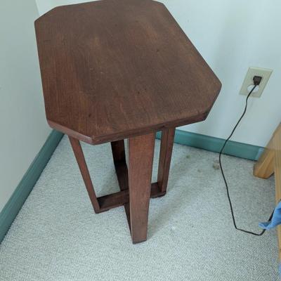 Art Deco Wood Side Table (BR3)