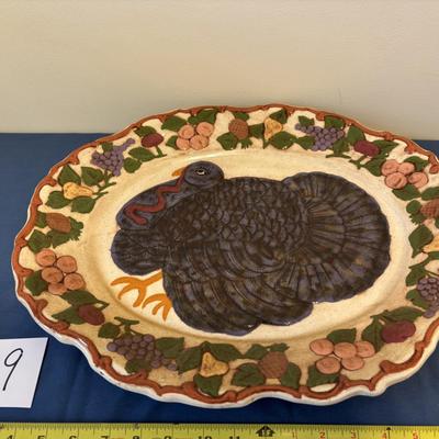 Large Turkey Plate