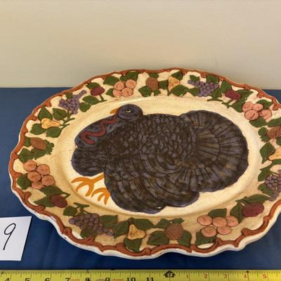 Large Turkey Plate