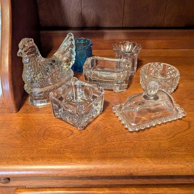 Salt Cellars Toothpick Holders Rooster Candy Container Personal Covered Butter Dish (DD)