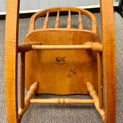 Child's Wood Rocking Chair