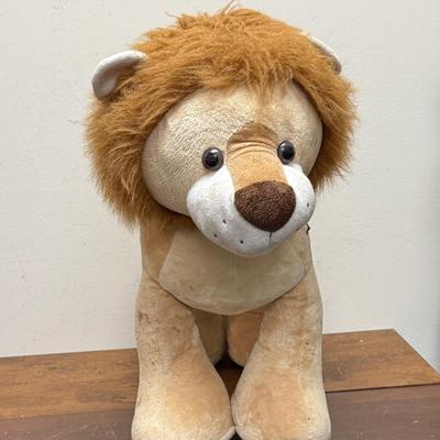 Large Standing Male Lion 23 Inches Tall Plush Toy Stuffed Animal by Costco