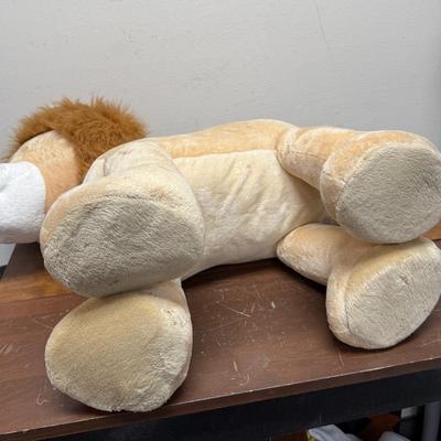 Large Standing Male Lion 23 Inches Tall Plush Toy Stuffed Animal by Costco